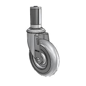 Colson 2.05267.561 MTG45 5" x 1.3125" Performa Caster – Delrin Bearing
