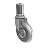 5" x 1.3125" Performa Delrin Bearing Caster with 1-5/8" to 1-11/16" Inside Dia. Round Tubing Expanding Adapter (MTG47) - Heavy-Duty, Smooth Rolling Industrial Caster for Commercial Applications colson-header