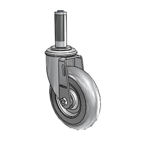 Colson 2.05267.561 MTG51 5" x 1.3125" Performa Caster – 7/8" Square Stem