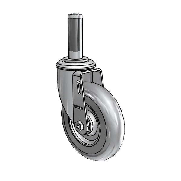 5" x 1.3125" Performa Delrin Bearing Caster with 7/8" to 15/16" Inside Dia. Square Tubing Expanding Adapter - Heavy-Duty Industrial Caster for Machinery and Equipment - Model 2.05267.561 MTG51 colson-header