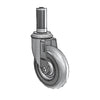 5" x 1.3125" Performa Delrin Bearing Caster with Expanding Adapter for 1-1/8" to 1-3/16" Square Tubing | Non-Swiveling Rigid Caster for Heavy-Duty Industrial & Commercial Use - 2.05267.561 MTG53 colson-header