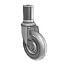 5" x 1.3125" Performa Ball Bearing Caster with Expanding Adapter (1-5/8" to 1-11/16" Inside Dia. Round Tubing) - Model 2.05267.565 MTG47 for Industrial Equipment and Machinery colson-header