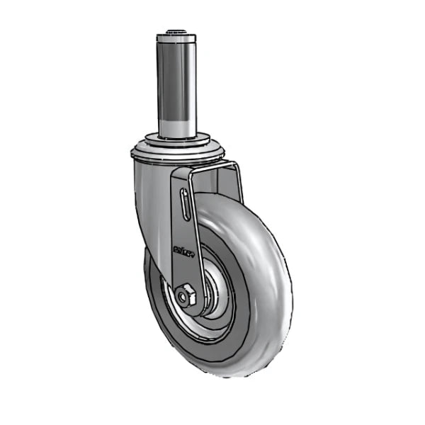 Colson Casters 5" x 1.3125" Performa Ball Bearing Caster with Expanding Adapter for 1" to 1-1/16" Square Tubing - SKU: 2.05267.565 MTG52 | Heavy-Duty Industrial Caster for Durable Mobility colson-header