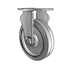 Colson Casters Stainless 5" x 1.25" Performa Delrin Bearing Rigid Caster - 2.5" x 3.625" Plate - SKU: 2.05408.444 | Durable & Reliable Industrial Mobility Solution colson-header