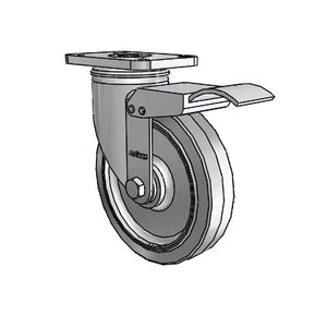 Colson 2.05456.444 BRK4 5" x 1.25" Performa Stainless Total Lock Caster
