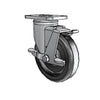 5" x 1.25" Stainless Polyolefin Delrin Bearing Side-Lock Caster with 2.5" x 3.625" Plate – Heavy-Duty, Corrosion-Resistant for Industrial Use (Model: 2.05456.544 BRK1) colson-header