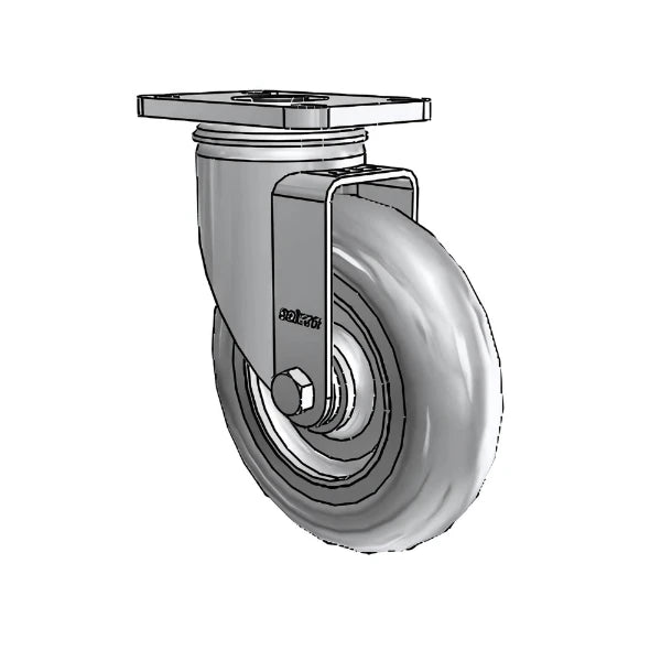 5" x 1.3125" Stainless Performa Delrin Bearing Caster with 2.5" x 3.625" Plate – Heavy-Duty Precision Caster for Industrial and Commercial Use - Model 2.05456.564 colson-header1