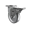 Colson Casters Stainless Steel 5" x 1.25" ThermoTech Teflon Caster with Top Lock - 2.5" x 3.625" Plate - SKU: 2.05456.613 H BRK2 colson-header