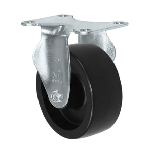 Durastar 3" x 1-1/4" Polyolefin Rigid Caster - 250 lb Capacity, Choose Top Plate Option Durastar