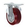 Durastar 3" x 1-1/4" Duratough Polyurethane on Polyolefin  Rigid Caster - 275 lb Capacity, Choose Top Plate Option Durastar