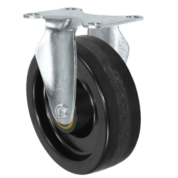 Durastar 3-1/2" x 1-1/4" Phenolic Rigid Caster - 350 lb Capacity, Choose Top Plate Option Durastar