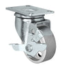 Durastar 3" x 1-1/4" Semi-Steel Swivel Caster - 350 lb Capacity, Choose Top Plate Option Durastar