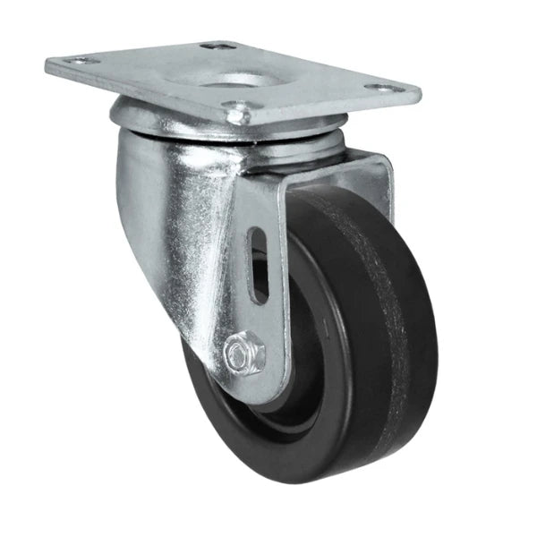 Durastar 3-1/2" x 1-1/4" Phenolic Swivel Caster - 350 lb Capacity, Choose Top Plate Option Durastar