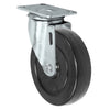 Durastar 5" x 1-1/4" Soft Rubber Swivel Caster - 250 lb Capacity, Choose Top Plate Option Durastar