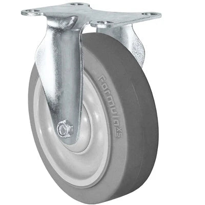 5" X 1.25" Light Duty TPR FX Formula XS Rubber Wheel - Rigid Caster - 315 lbs Capacity CasterHeadquarter