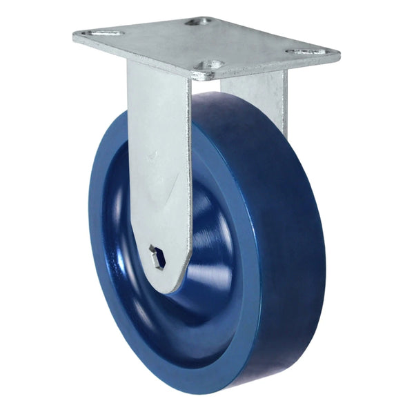 Durastar Light Medium Duty 24 Series - 5" x 1-1/4" Solid Polyurethane Swivel Caster - 350 lb Capacity, Choose Top Plate Option Durastar