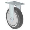 Durastar Light Medium Duty 24 Series - 6" x 1-1/4" Polyurethane on Polyolefin Rigid Caster - 350 lb Capacity, Choose Top Plate Option Durastar