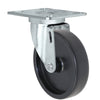 Durastar Light Medium Duty 24 Series - 5" x 1-1/4" Polyolefin Swivel Caster - 325 lb Capacity, Choose Top Plate Option Durastar