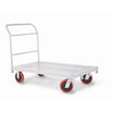 Raymond Heavy Duty Platform Truck – 2,400 lb Capacity, 8" Quiet Poly Casters, 30" x 54" Steel Deck – Models 3957 & 3958
