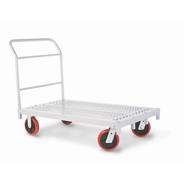 Raymond Heavy Duty Platform Truck – 2,400 lb Capacity, 8" Quiet Poly Casters, 30" x 54" Steel Deck – Models 3957 & 3958