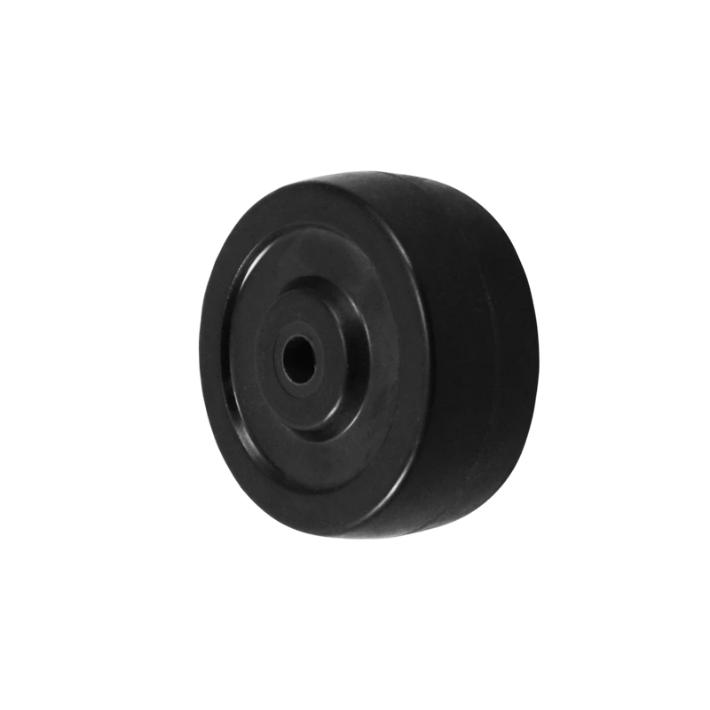 Durastar 2-1/2" x 7/8" Hard Rubber Wheel, 100 lbs Capacity and 1/4" Plain Bore Durastar