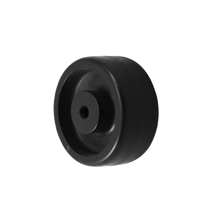 Durastar 2-1/2" x 7/8" Polyolefin Wheel, 100 lbs Capacity and 1/4" Plain Bore Durastar