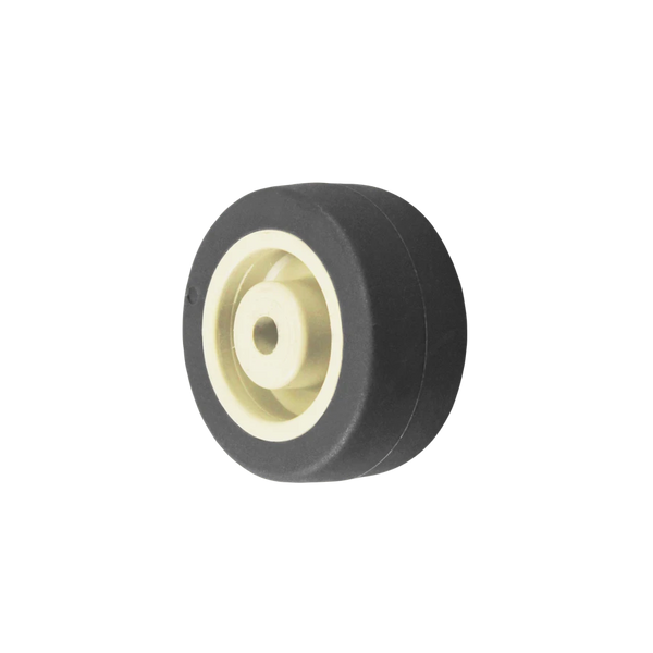 Durastar 2-1/2" x 7/8" Thermoplastic Rubber Wheel, 90 lbs Capacity and 1/4" Plain Bore Durastar