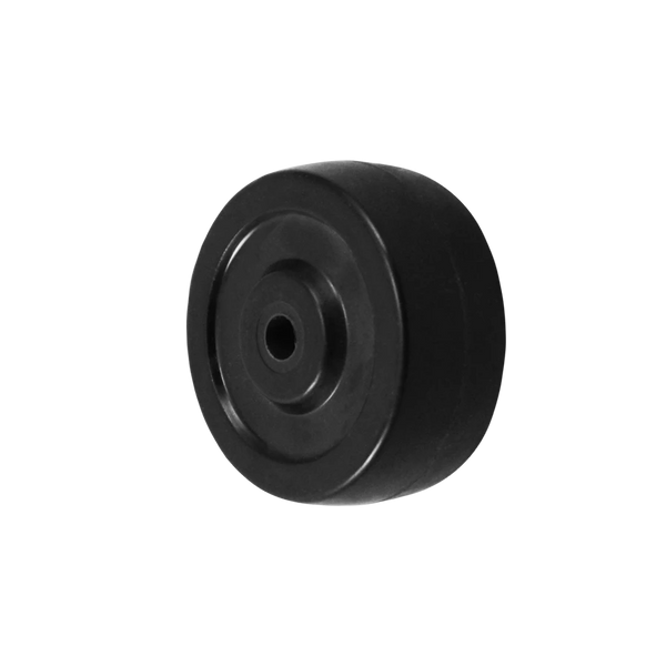 Durastar 2" x 7/8" Hard Rubber Wheel, 100 lbs Capacity and 1/4" Plain Bor Durastar