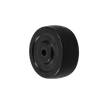 2" x 7/8" Hard Rubber Solid Industrial Replacement Wheel – 100 lb | CasterHQ