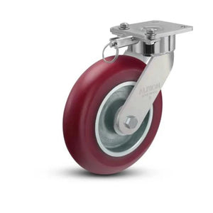 Albion 28AX08228S01L 8" x 2" MAX Efficiency Swivel Caster – 1500 lb