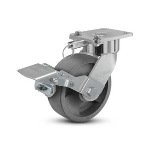 Albion 28DT06228SLFBK 6" x 2" Nylon Swivel Ergonomic Caster – 1200 lb