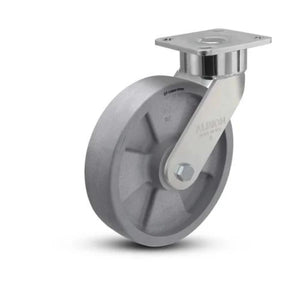 Albion 28DT08228S01 8" x 2" Nylon Swivel Ergonomic Caster – 1400 lb