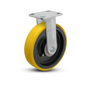Albion 28PF08228R01 8" x 2" Poly on Iron Rigid Caster – 1500 lb