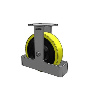Albion 28PF08228R01TO 8" x 2" HD Poly Rigid Caster – 1500 lb