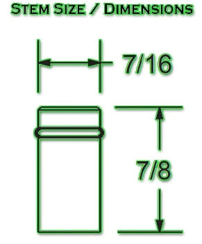 3 Inch Premium Black Neoprene Rubber Chair Caster Set - 5 Pack | 110 lbs Capacity Per Caster CasterHQ