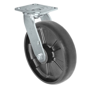 8" x 2" Glass-filled Nylon Swivel Caster – 1250 lb