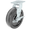 Durastar Medium Heavy Duty 30 Series - 8" x 2" Phenolic Swivel Caster - 1250 lb Capacity, 4 x 4-1/2 Top Plate | Choose Bearing Options Durastar