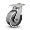 Kingpinless 8x3 Forged Steel Wheel Swivel Caster, 4100 lb Capacity