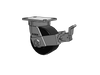 Albion Casters Kingpinless USA-rig 6"x3" Trionix Nylon Caster with Face Brake and 6.25"x4.5" Plate - Heavy-Duty Industrial Caster for Superior Durability and Control Albion-Casters