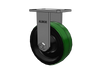 Albion Casters 8" x 3" USA-Made Kingpinless Rigid Polyurethane-on-Iron Wheel Caster with 6-1/4" x 4-1/2" Top Plate - Heavy-Duty Industrial Caster for Enhanced Mobility and Durability Albion-Casters