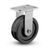 USA-Made 6"x3" Kingpinless Rigid Caster with Phenolic Wheel | High Capacity 2000 lb Albion-Casters