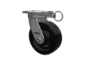 Albion 310TM08501SL 8" x 3" Phenolic Swivel Kingpinless Caster