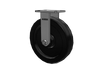 Albion Casters Kingpinless 12" x 3" Phenolic Rigid Caster with 6.25" x 4.5" Plate - Heavy-Duty USA Caster for Industrial Applications - Model 310TM12501R Albion-Casters