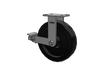 Albion Casters Kingpinless 12" x 3" Phenolic Rigid Caster with Poly-Cam Brake & 6.25" x 4.5" Plate - Heavy-Duty Industrial Caster | Model 310TM12501RP Albion-Casters