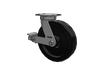 Albion Casters Kingpinless USA 12" x 3" Phenolic Rigid Caster with Poly-Cam Brake and 6.25" x 4.5" Plate - Heavy Duty Industrial Caster for Enhanced Load Bearing and Durability Albion-Casters