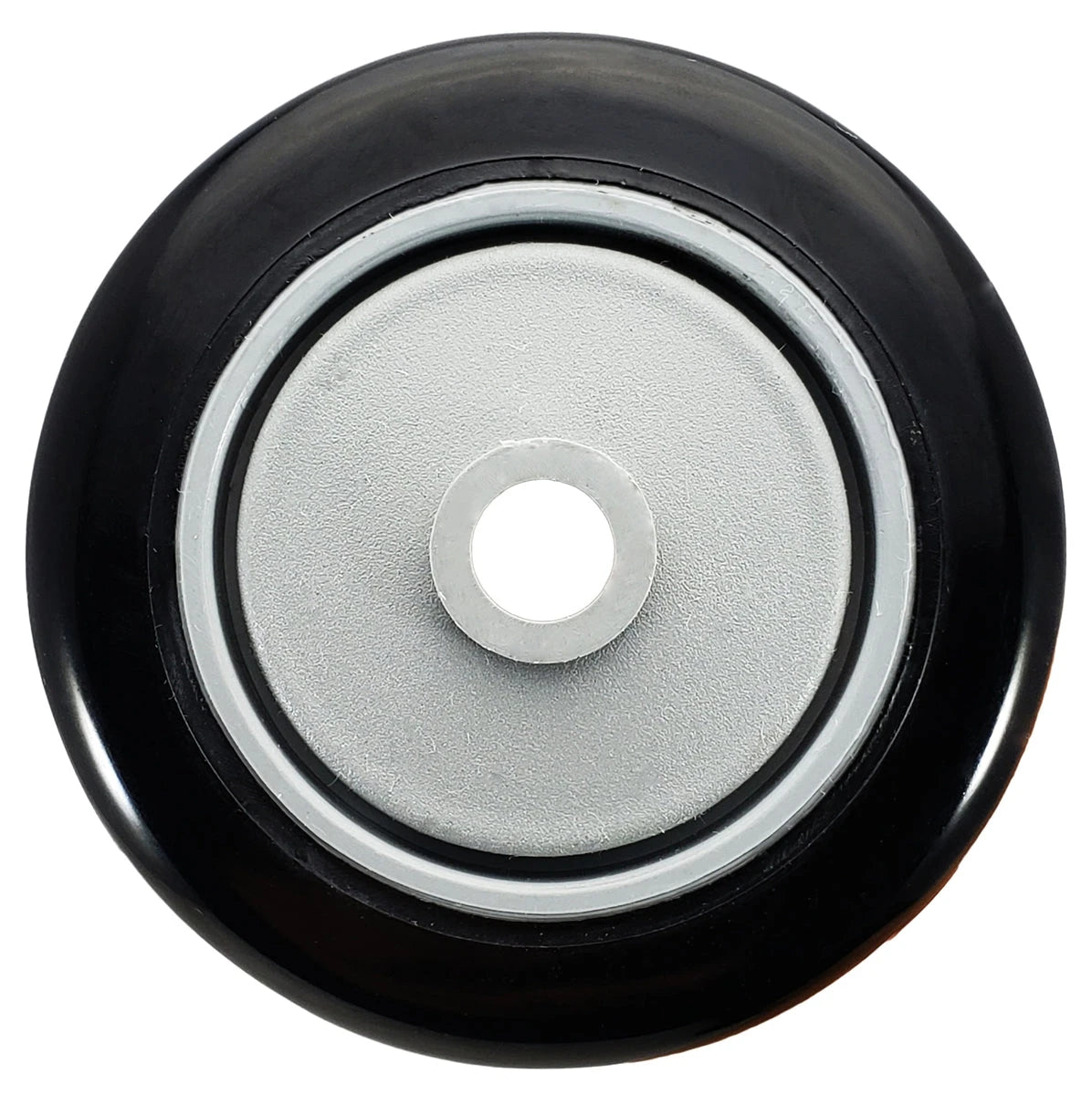 3" x 1-1/4" Black Polyurethane Wheel for Casters or Equipment 250 lbs Capacity CasterHQ