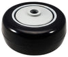 3" x 1-1/4" Black Polyurethane Wheel for Casters or Equipment 250 lbs Capacity CasterHQ