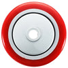 3" x 1-1/4" Red Polyurethane Wheel for Casters or Equipment 250 lbs Capacity CasterHQ