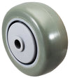 3" x 1-1/4" Gray Polyurethane Wheel for Casters or Equipment 250 lbs Capacity CasterHQ