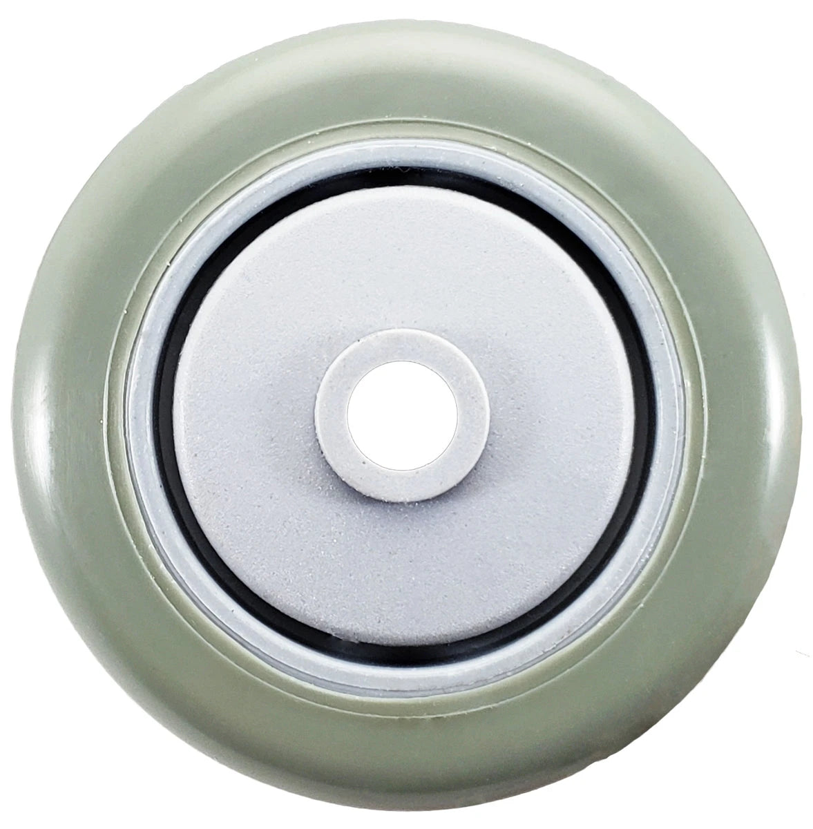 3" x 1-1/4" Gray Polyurethane Wheel for Casters or Equipment 250 lbs Capacity CasterHQ